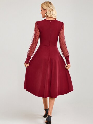 LapaPlus Cocktailjurk in Rood