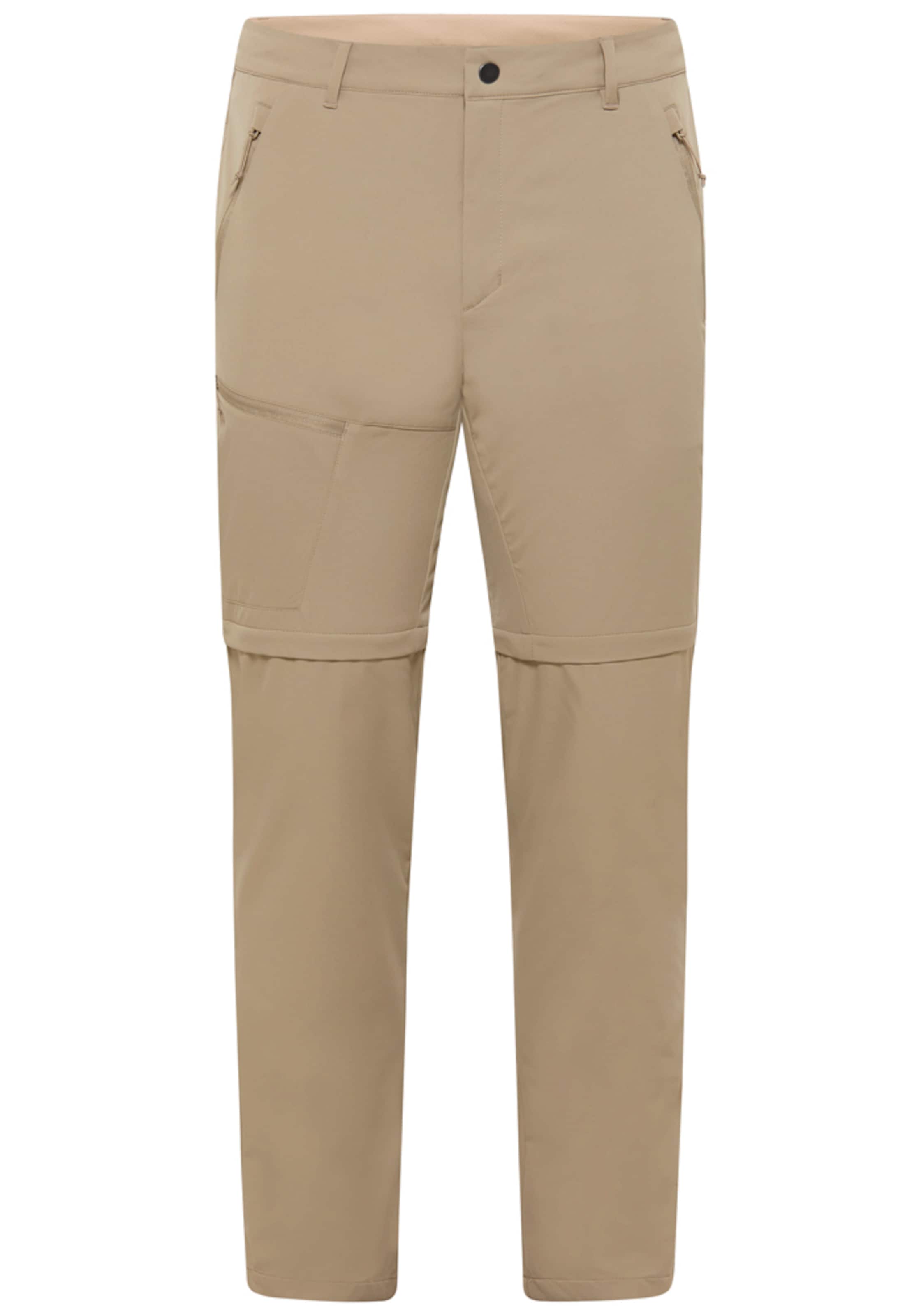JACK WOLFSKIN Outdoor Pants 'Pico Trail' in Brown: front