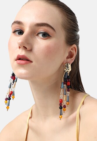 Boucles d'oreilles ' Kristeen ' SOHI en mélange de couleurs : devant