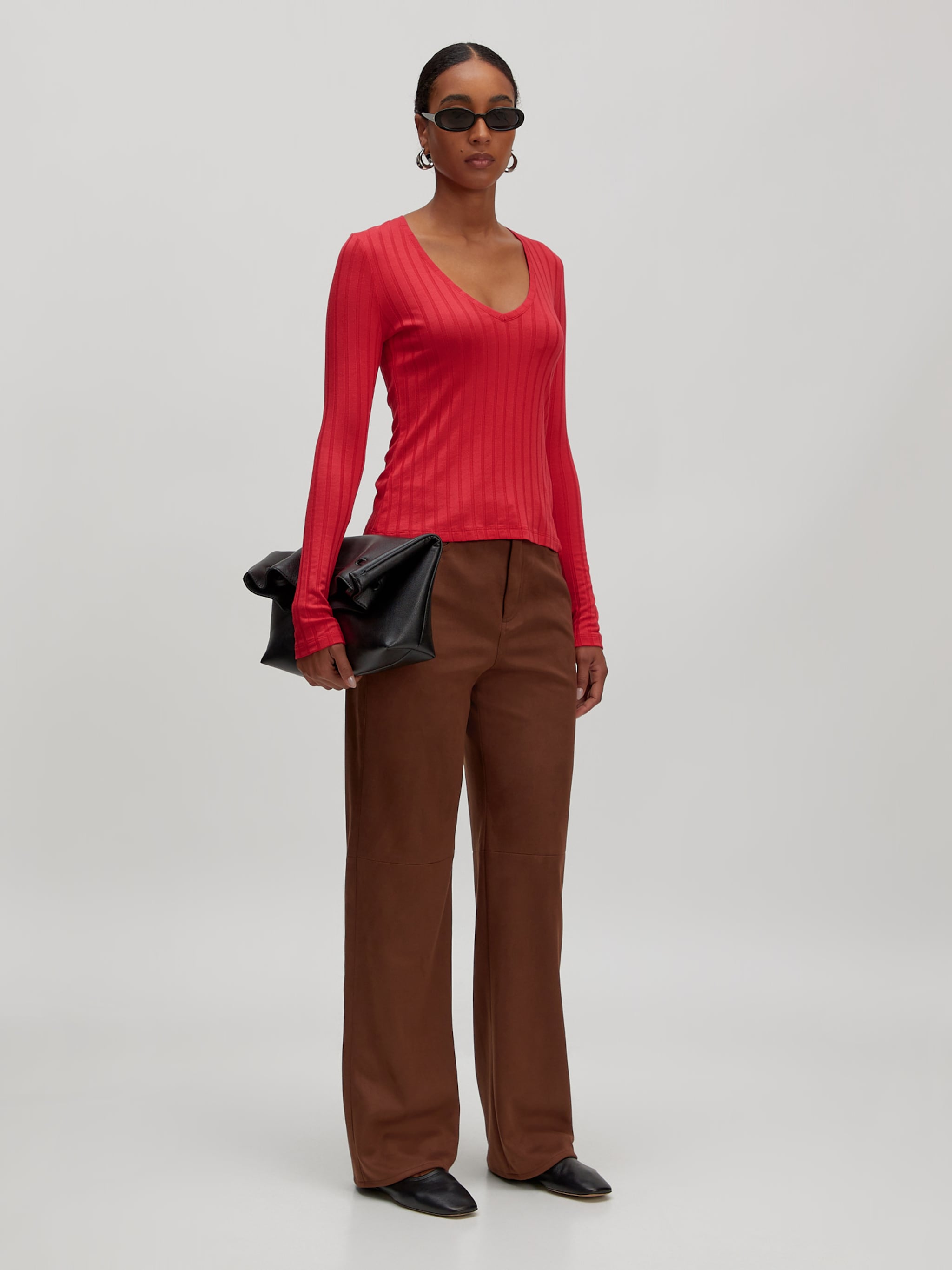 EDITED Produits T-shirt 'Elin' rouge