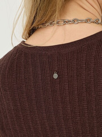 Tops en tricot Tamaris en marron