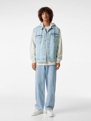 Bershka Between-season jacket in Blue