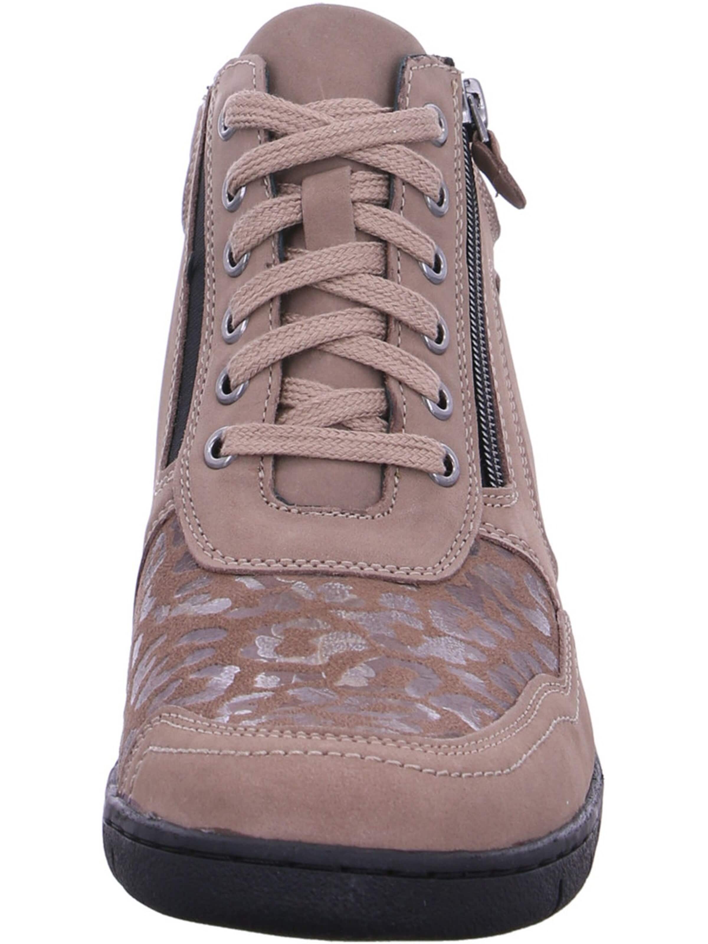 REFLEXAN Booties 'Reflexan Schnürstiefel Beige' in Beige