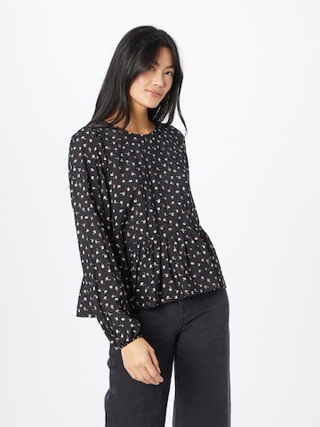 ONLY - Blusa 'Sandy' en negro: frente