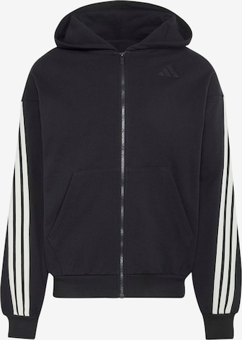 ADIDAS SPORTSWEAR Urheilullinen collegetakki värissä musta: etupuoli
