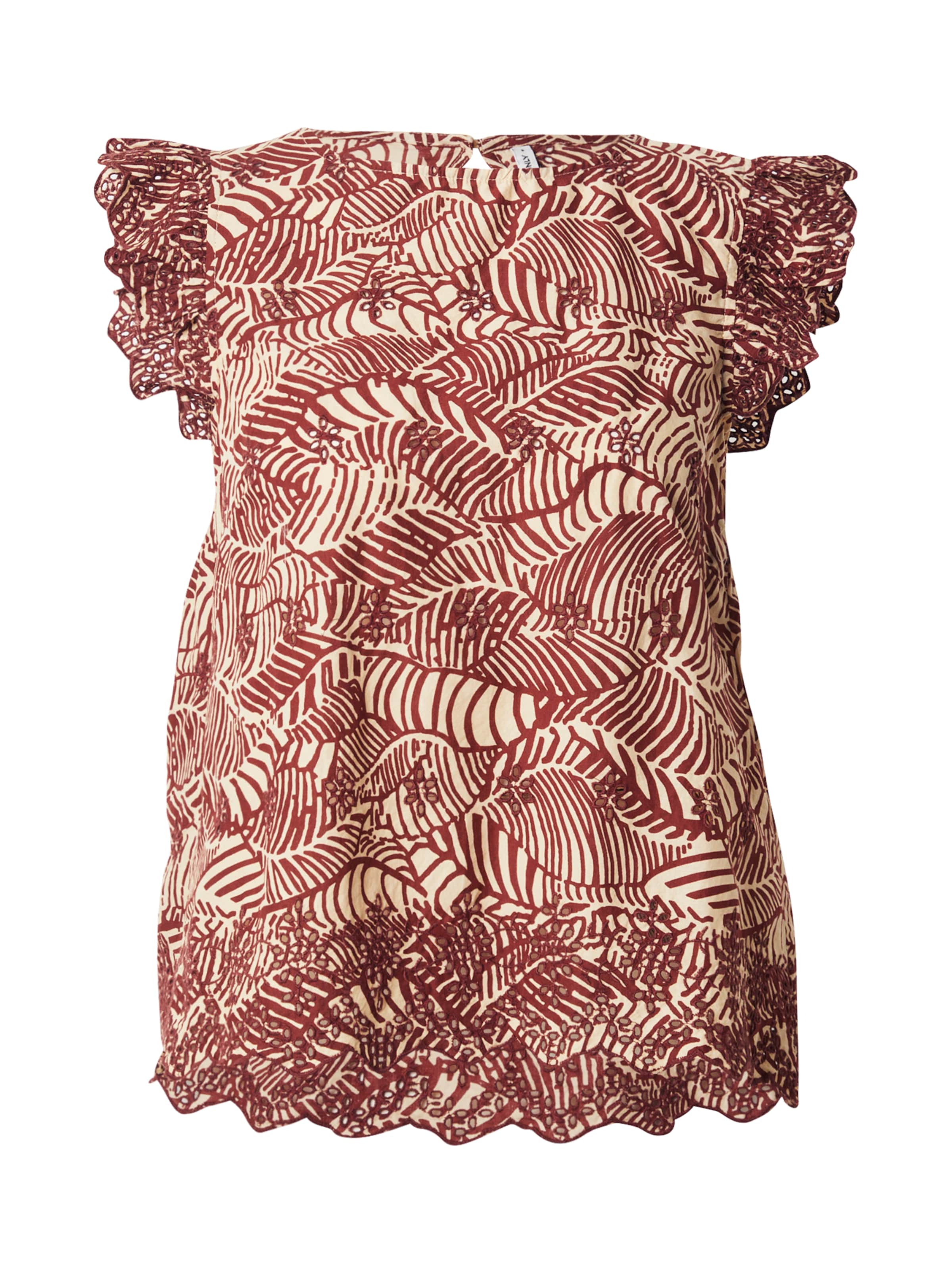 ONLY Μπλούζα 'ONLLOU' σε καφέ: μπροστά