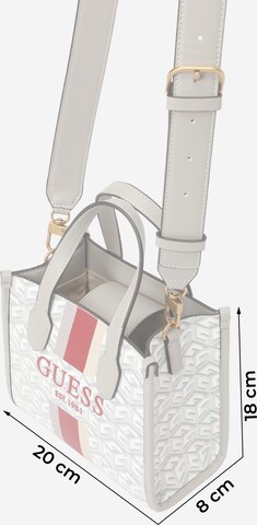 GUESS Handtasche 'SILVANA' in Weiß