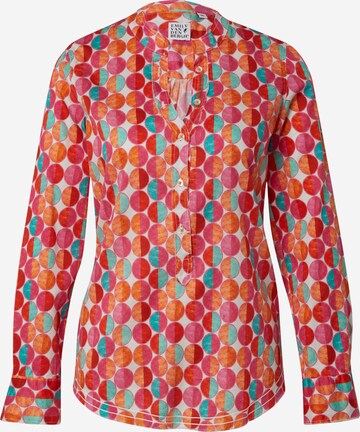 Camicia da donna di Emily Van Den Bergh in colori misti: frontale