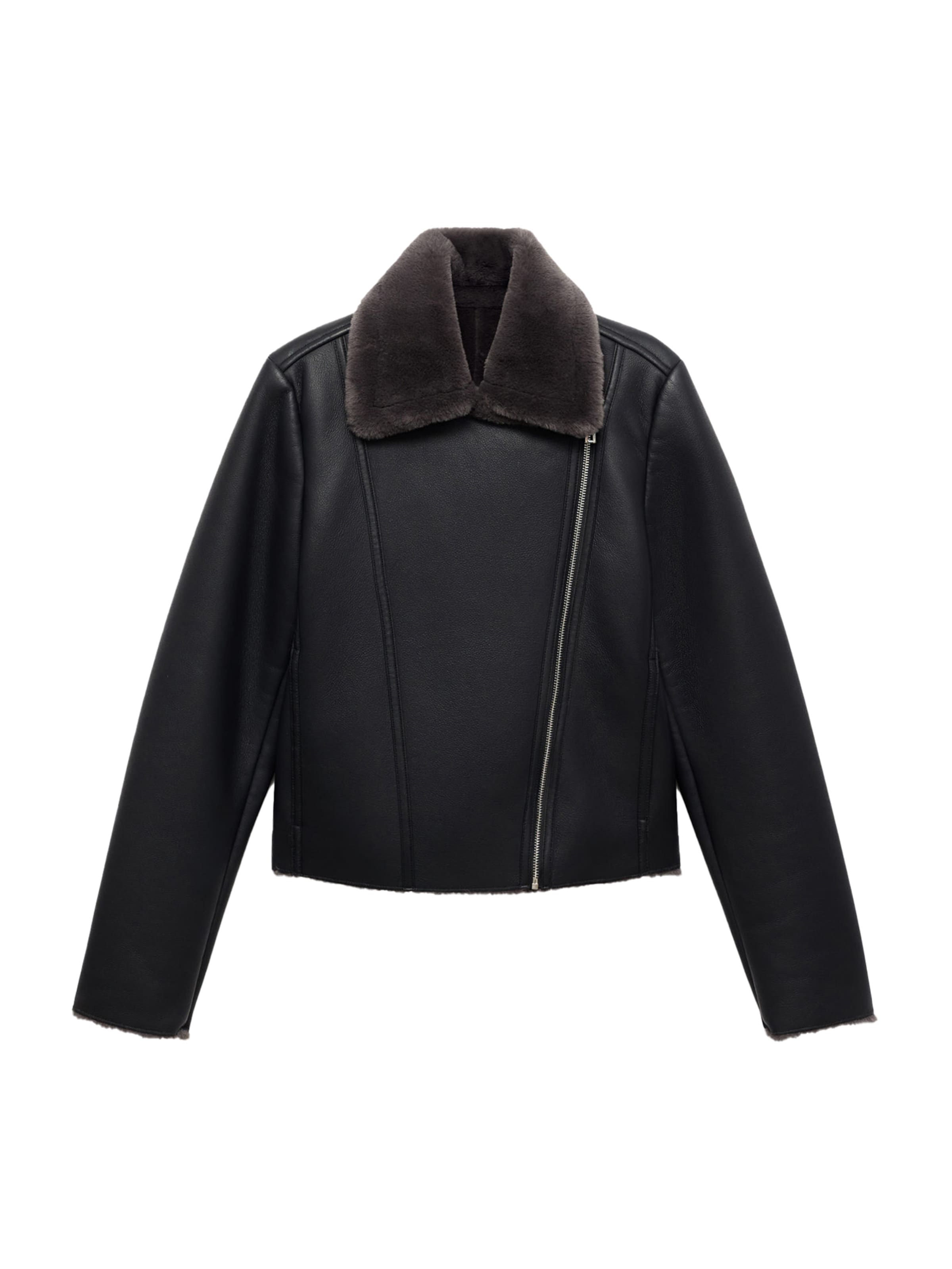 MANGO Jacke 'Cadi' in Schwarz: Vorderseite