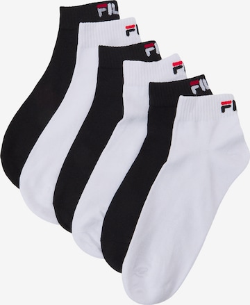 Calzino di FILA in nero: frontale