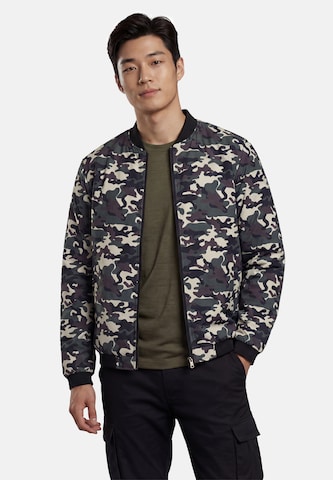 TALOON - Casaco meia-estação em verde: frente