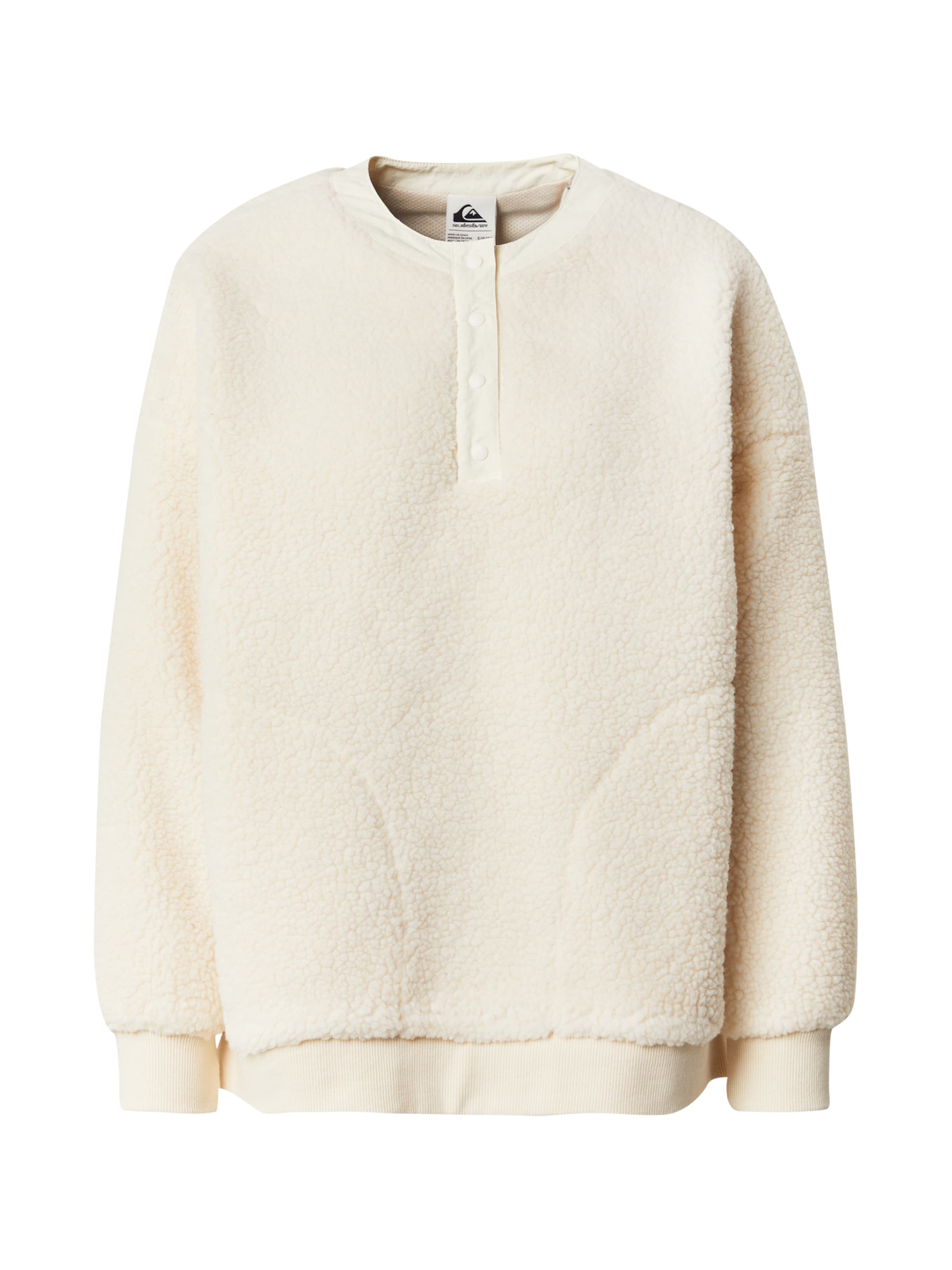 Felpa &#x27;BARANGOCREW&#x27; di QUIKSILVER in bianco: frontale