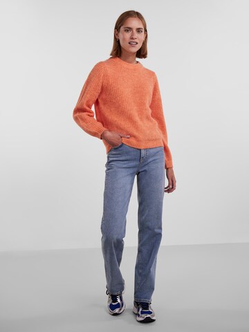 PIECES Sweater 'FENJA' in Orange