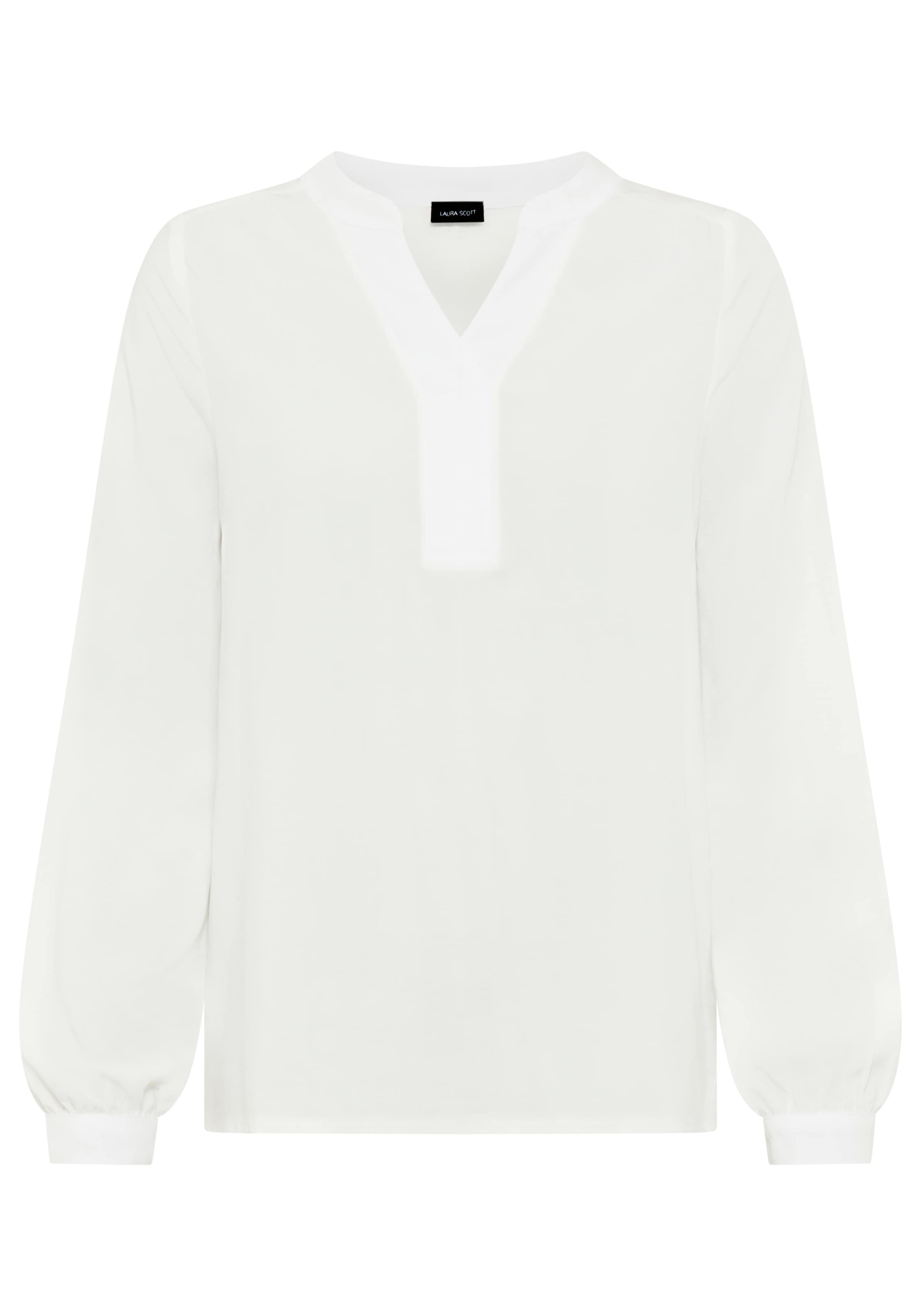 LAURA SCOTT Blouse in White: front