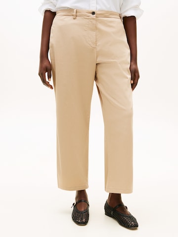 Tommy Hilfiger Curve Loosefit Hose in Beige: Vorderseite