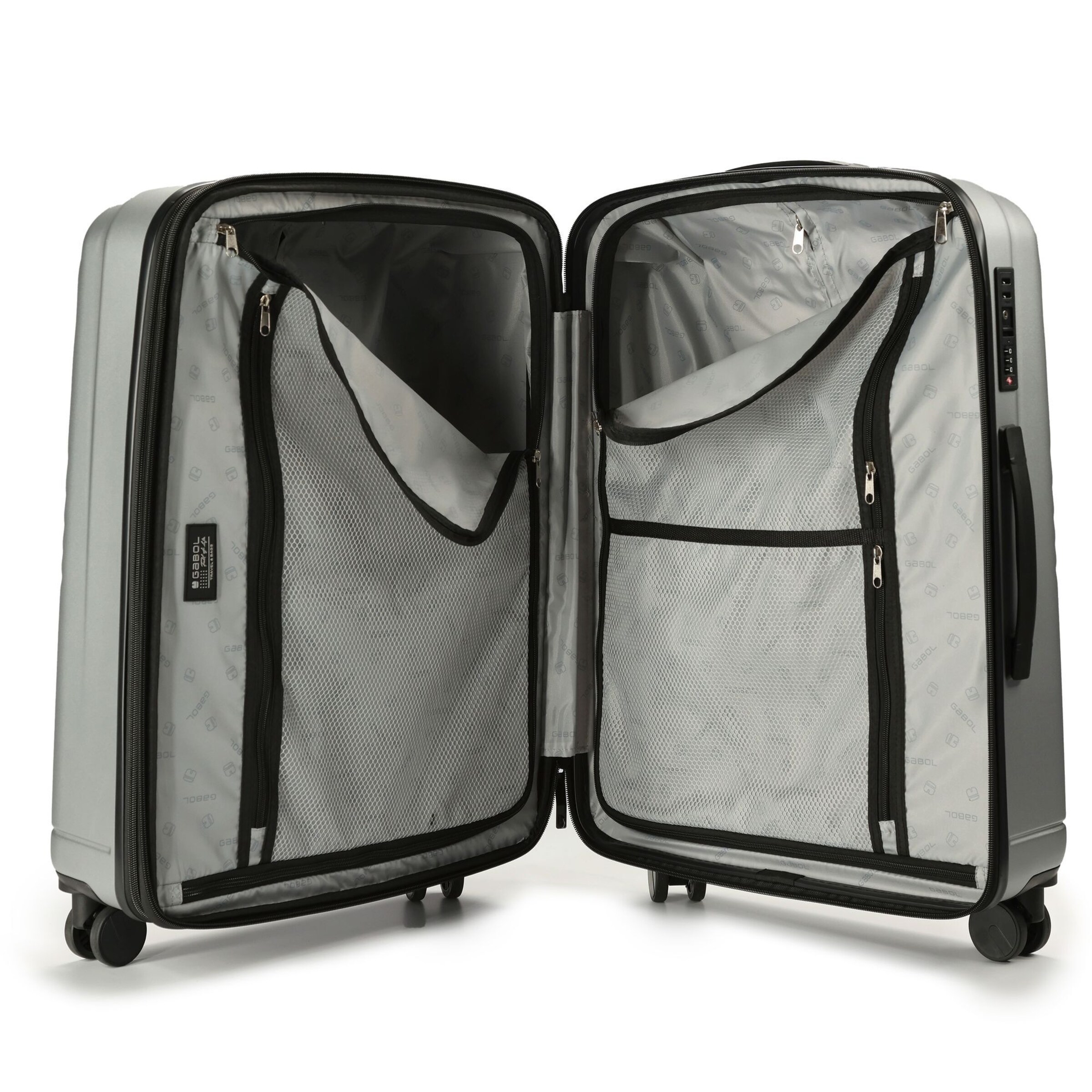 Gabol Suitcase Set 'Radar' in Silver