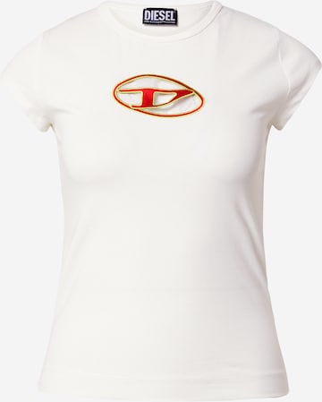 DIESEL قميص 'ANGIE' بلون أبيض: الأمام