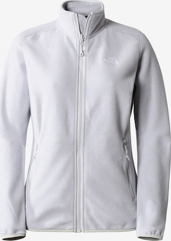 THE NORTH FACE Athletic fleece jacket 'Glacier' in Grey: front