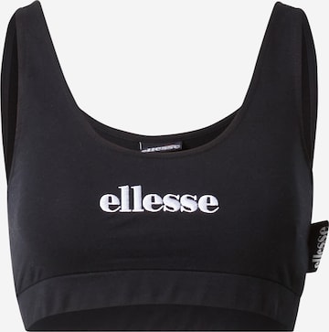 ELLESSE Bustier Melltartó 'Throw' - fekete: elől