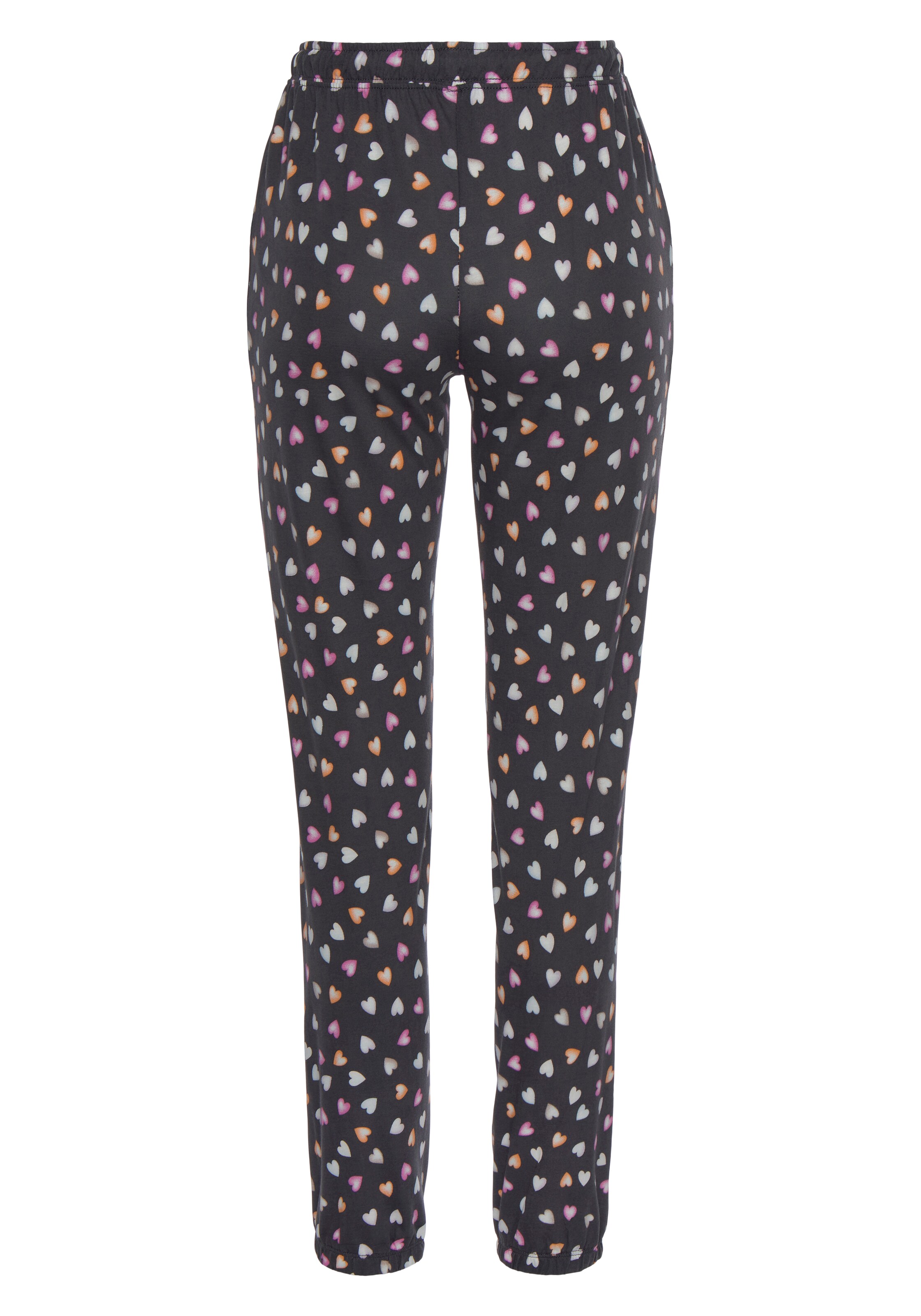 VIVANCE Pyjamas 'Love' i lila: baksida