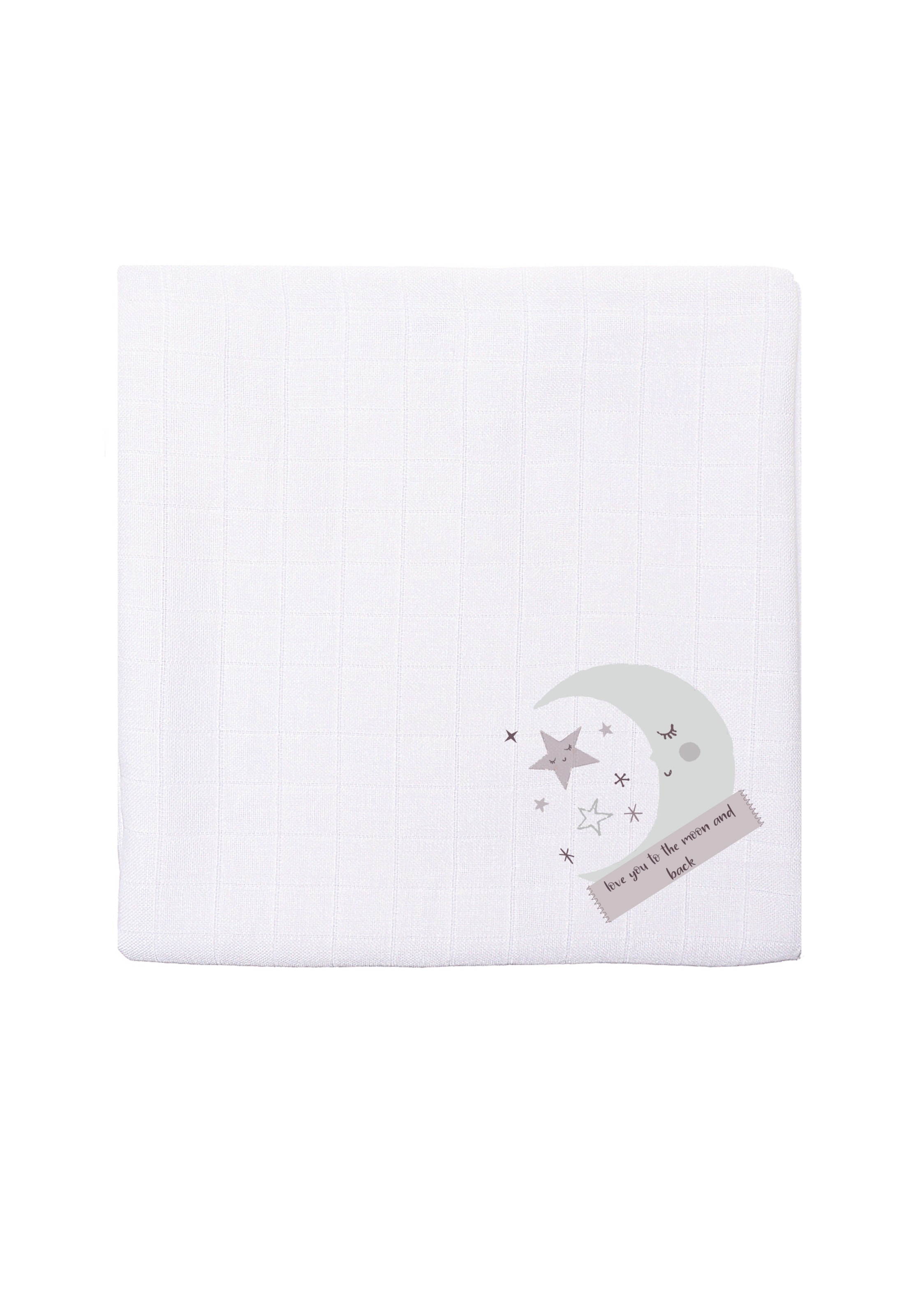 LILIPUT Mullwindel 'Mond' in Weiß: Vorderseite