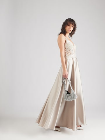 Laona Evening Dress in Beige