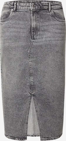Gonna 'VMCVeri' di Vero Moda Curve in grigio: frontale