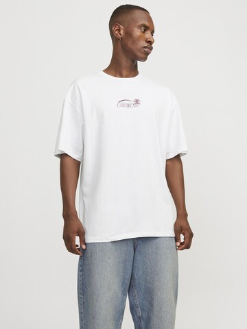 JACK & JONES Shirt in White: front