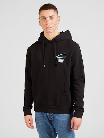 Tommy Jeans - Sweatshirt em preto: frente