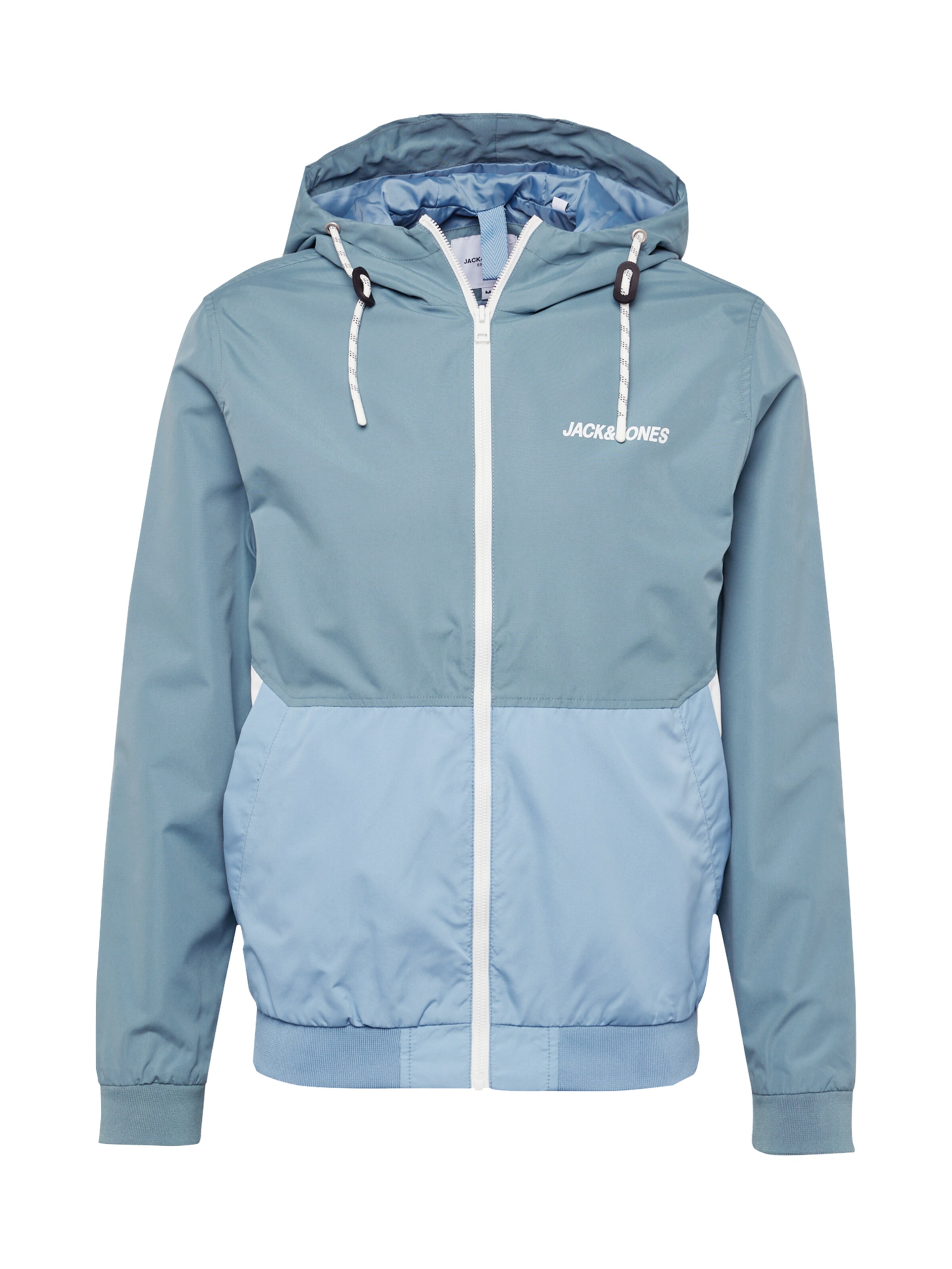Geacă de primăvară-toamnă 'JJERush' de la JACK & JONES pe albastru: față