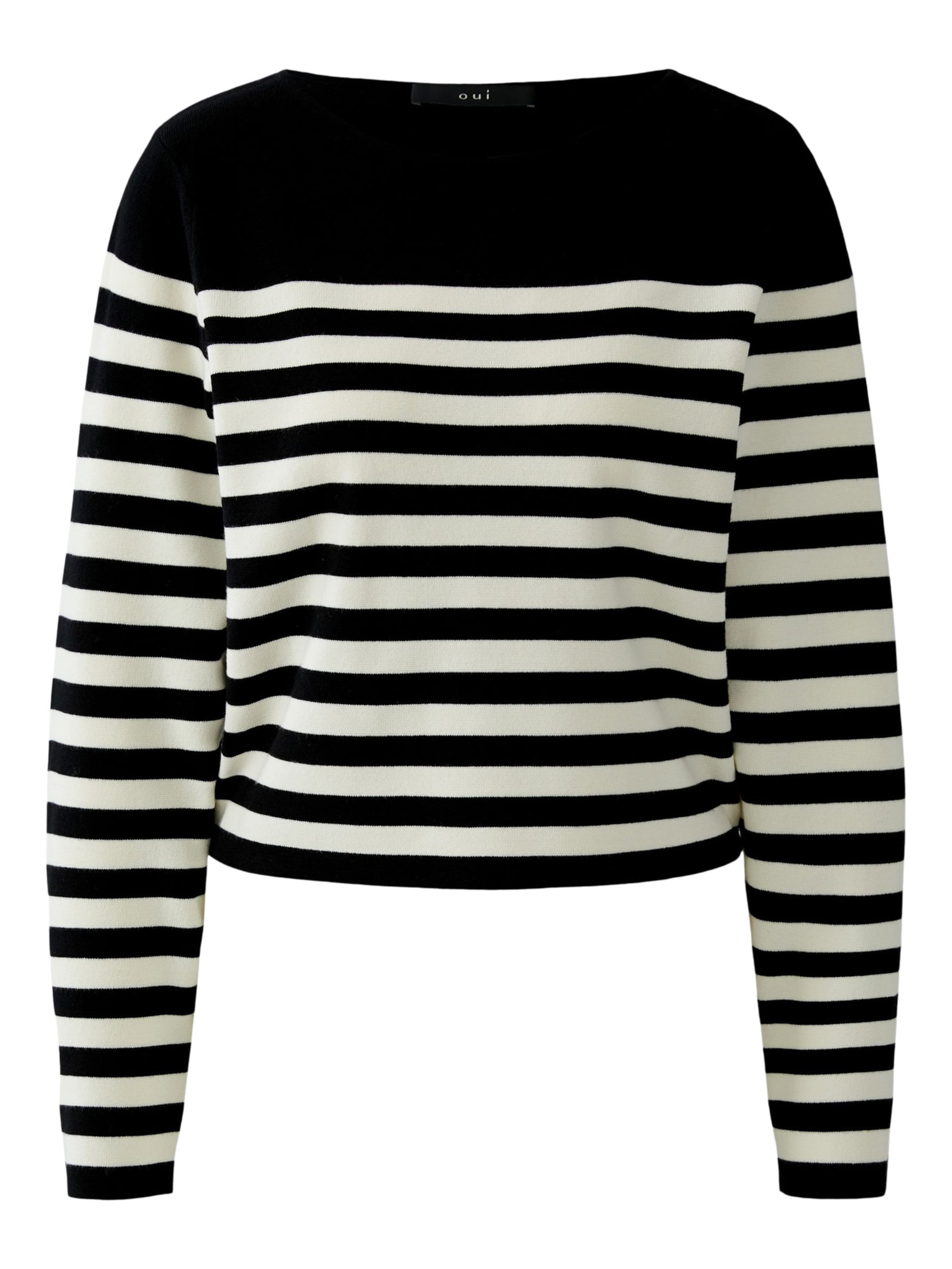OUI Pullover in Schwarz: Vorderseite