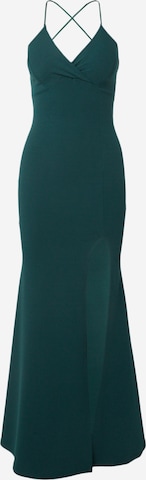 WAL G. Suknia wieczorowa 'ARGENTINE' w kolorze zielony: przód