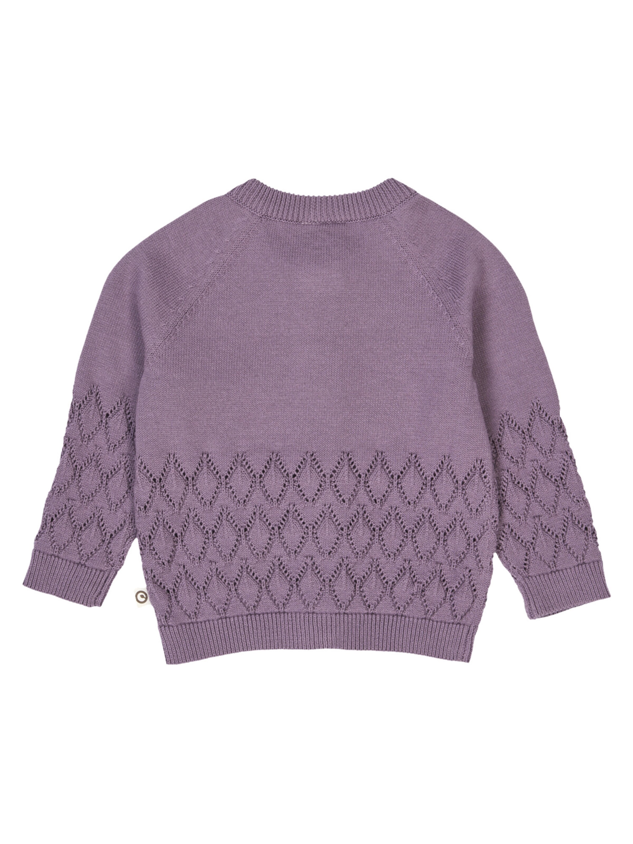 Müsli by GREEN COTTON - Casaco de malha em roxo