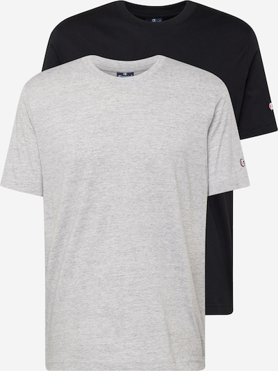 Champion Authentic Athletic Apparel T-Shirt in graumeliert / schwarz, Produktansicht