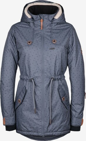 CNSRD Winter Jacket 'Charlotte' in Blue: front