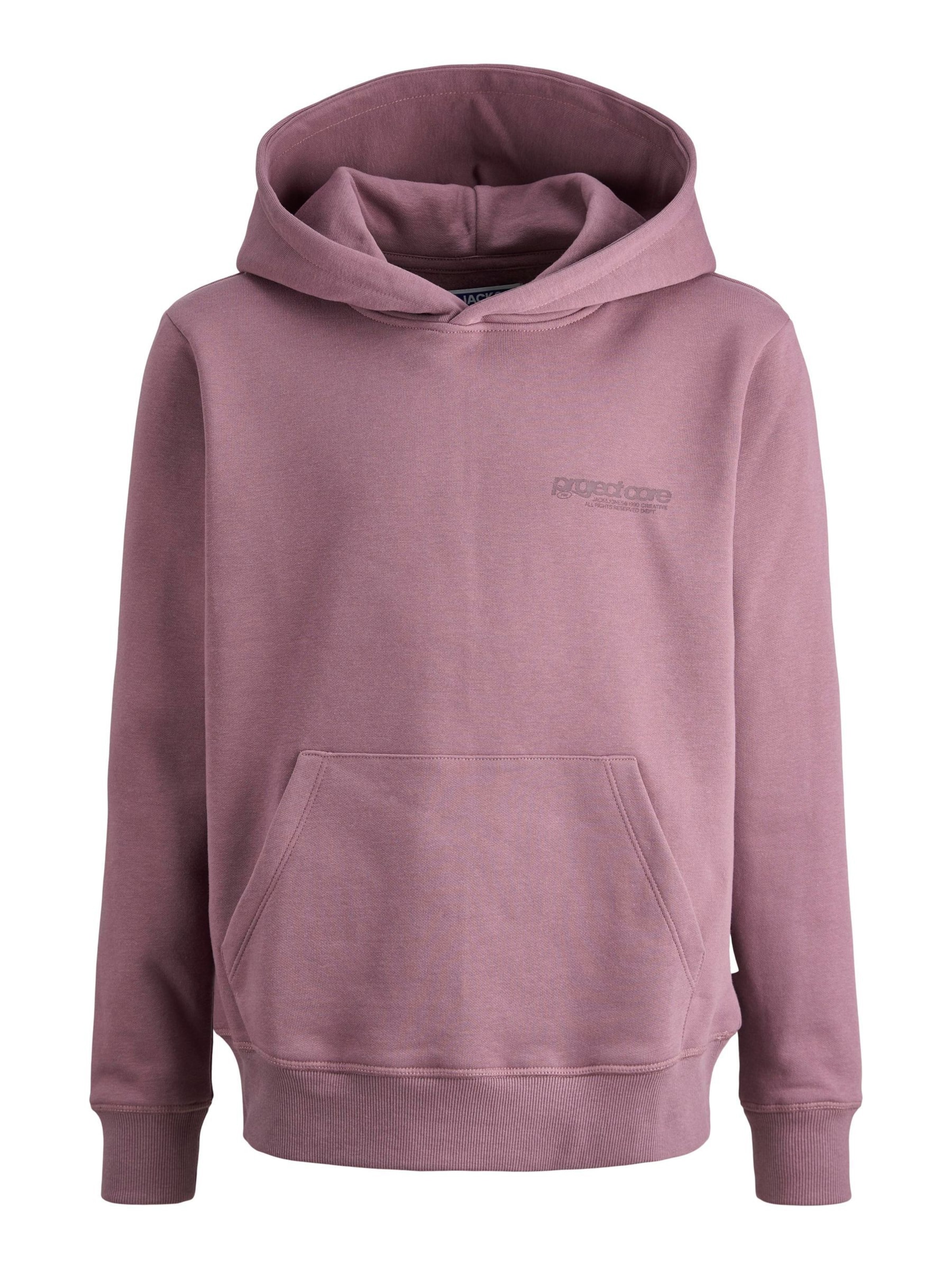 Sweat 'JCOUnion' Jack & Jones Junior en violet : devant