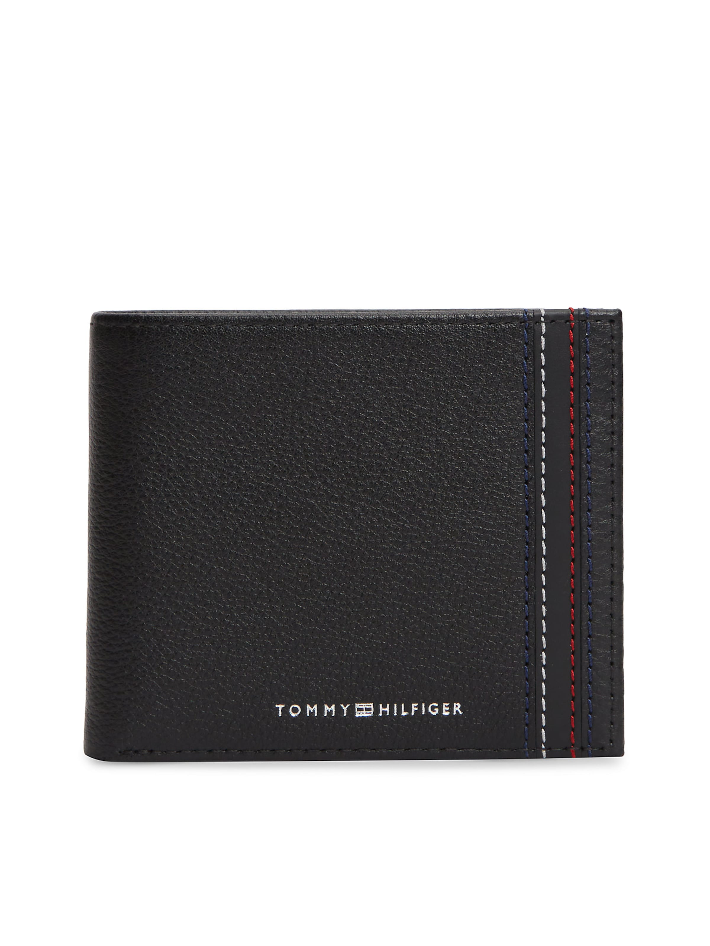 TOMMY HILFIGER Portemonnee in Zwart: voorkant