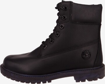 TIMBERLAND Schnürstiefelette in Schwarz: predná strana