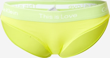 Calvin Klein Underwear Kalhotky – žlutá: přední strana
