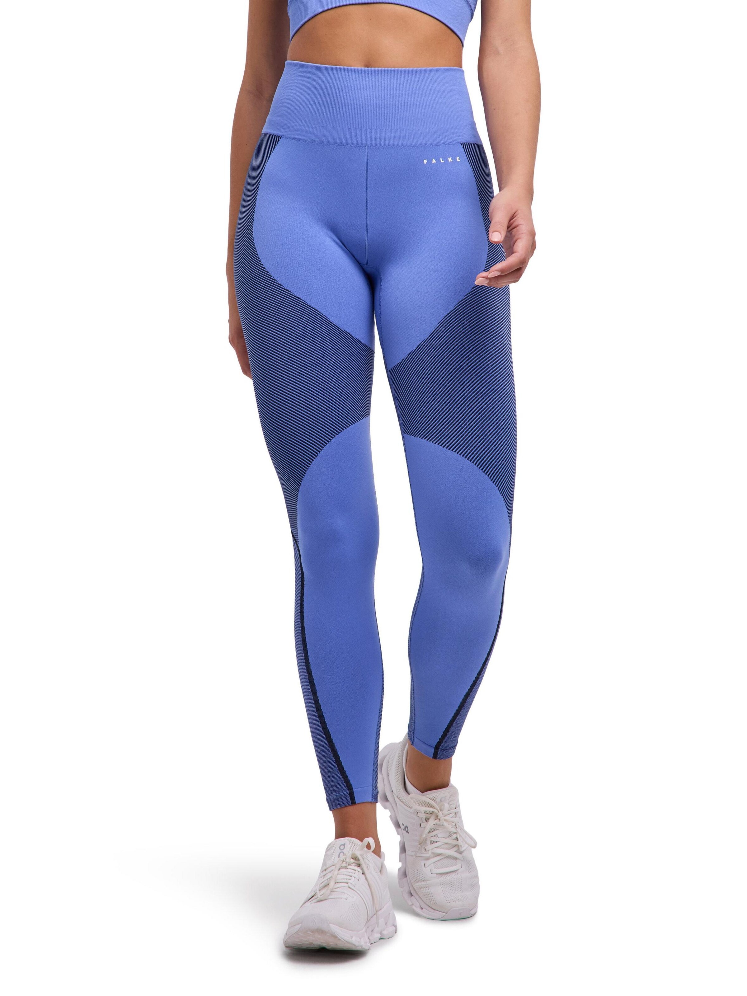 FALKE Skinny Leggings in Purple: front