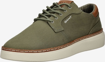 Baskets basses GANT en vert : devant