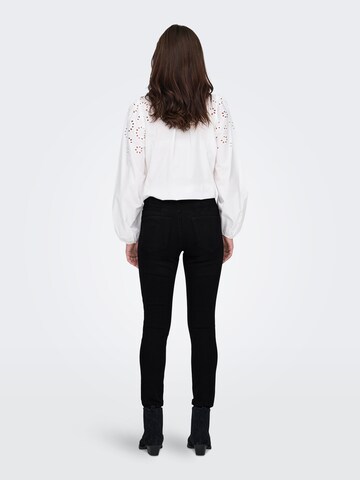 ONLY Skinny Jeans 'ONLRose' in Zwart