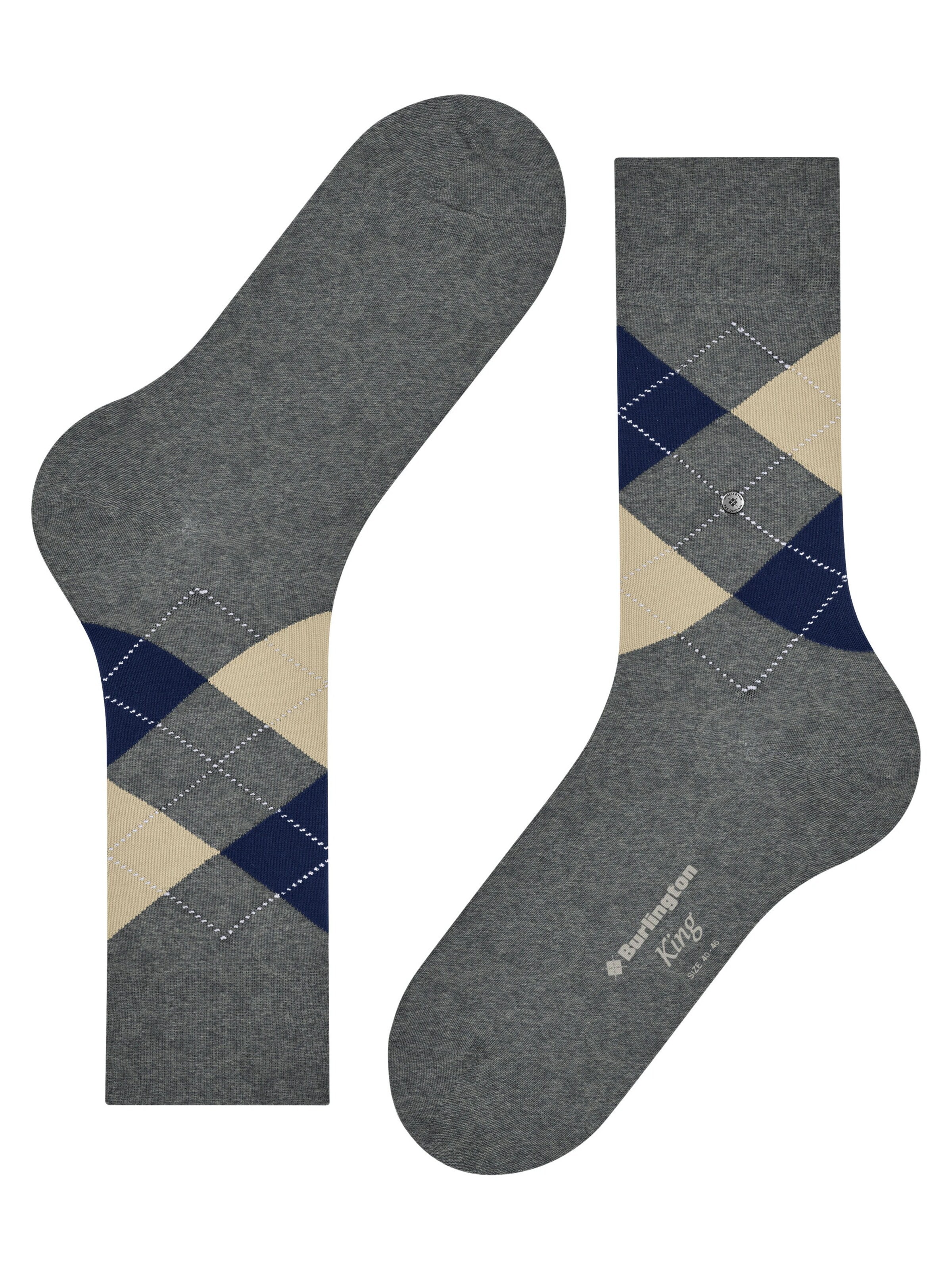 BURLINGTON Socks 'King' in Grey