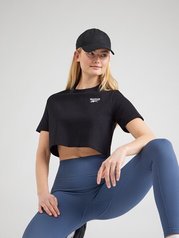 Reebok - Camiseta funcional 'CLARA' en negro: frente