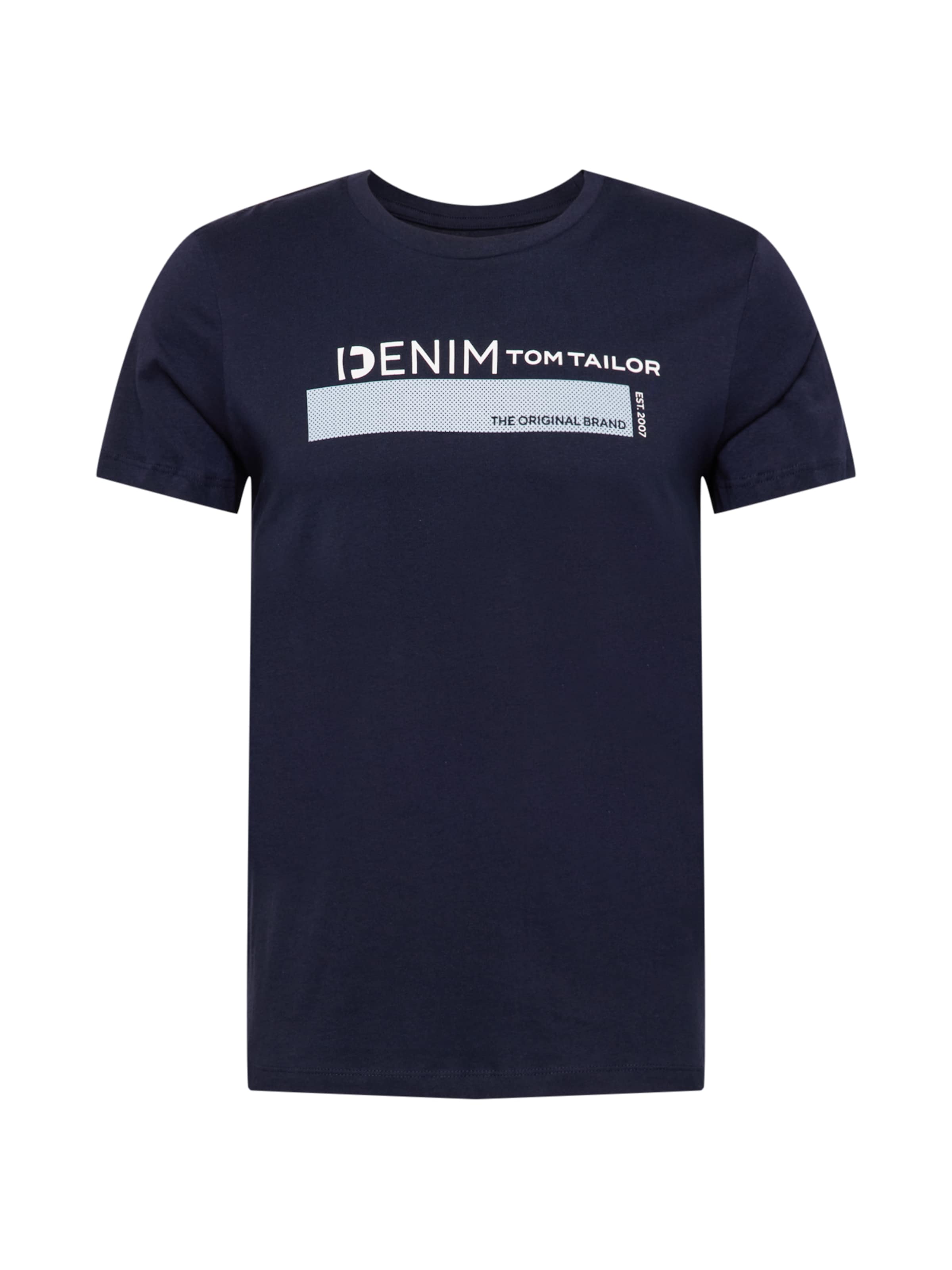 TOM TAILOR DENIM - Camiseta en azul: frente