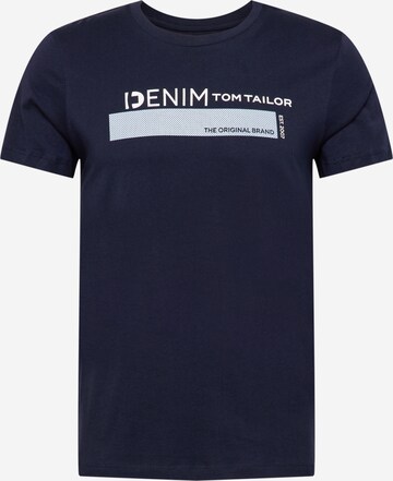 TOM TAILOR DENIM T-Shirt in Blau: predná strana