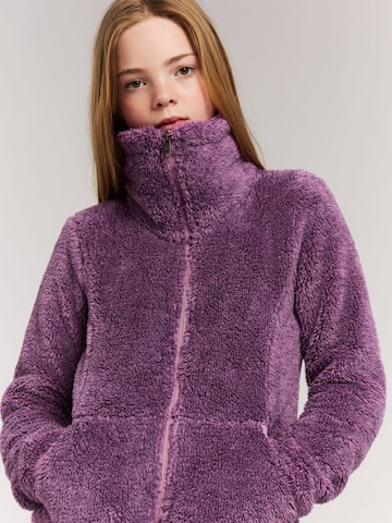 PROTEST Fleece Jacket 'Riri JR' in Purple