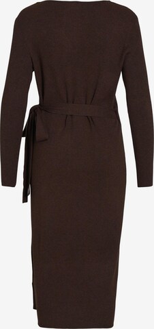 VILA Knitted dress in Brown
