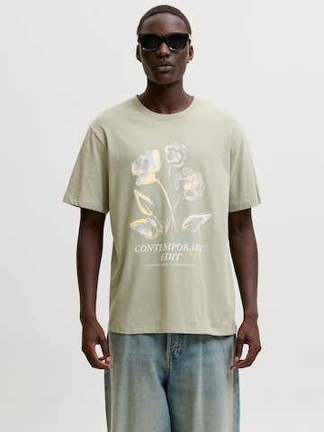 T-Shirt JACK & JONES en vert : devant