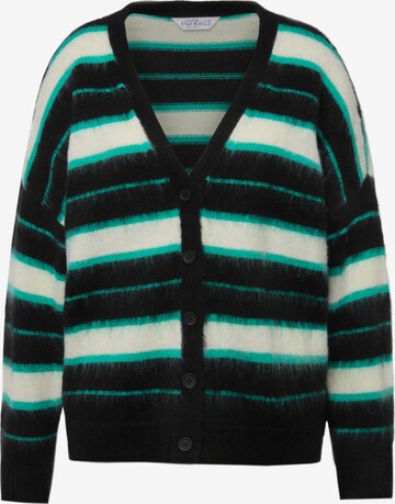 Studio Untold Knit Cardigan in Black: front